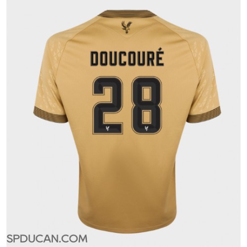 Muški Nogometni Dres Crystal Palace Cheick Doucoure #28 Gostujuci 2025-26 Kratak Rukav Muški Nogometni Dres Crystal Palace Cheick Doucoure #28 Gostujuci 2025-26 Kratak Rukav